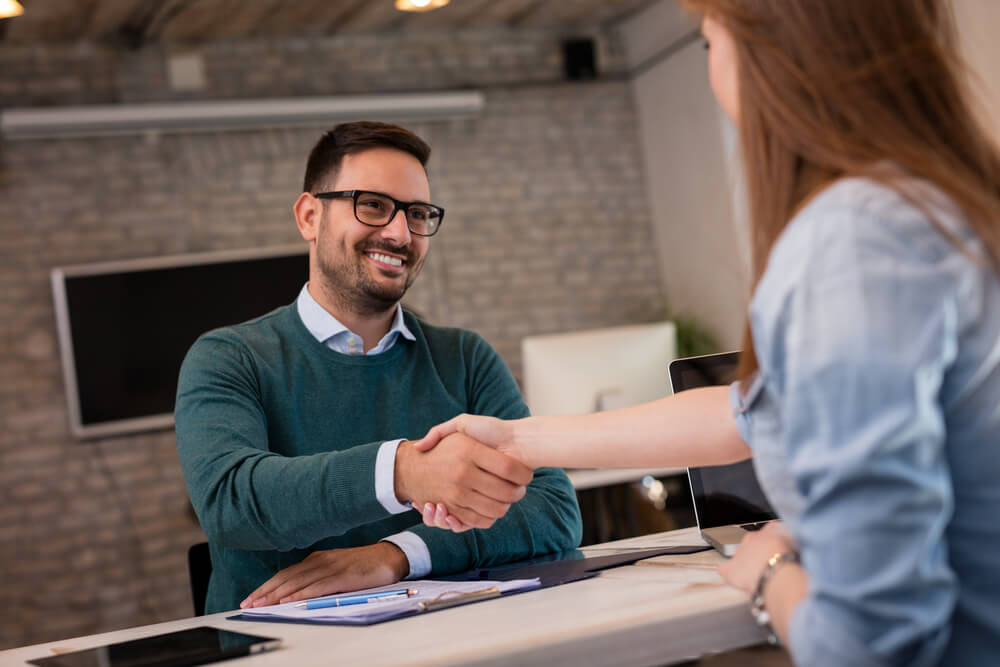 Man Talking to His Financial Advisor